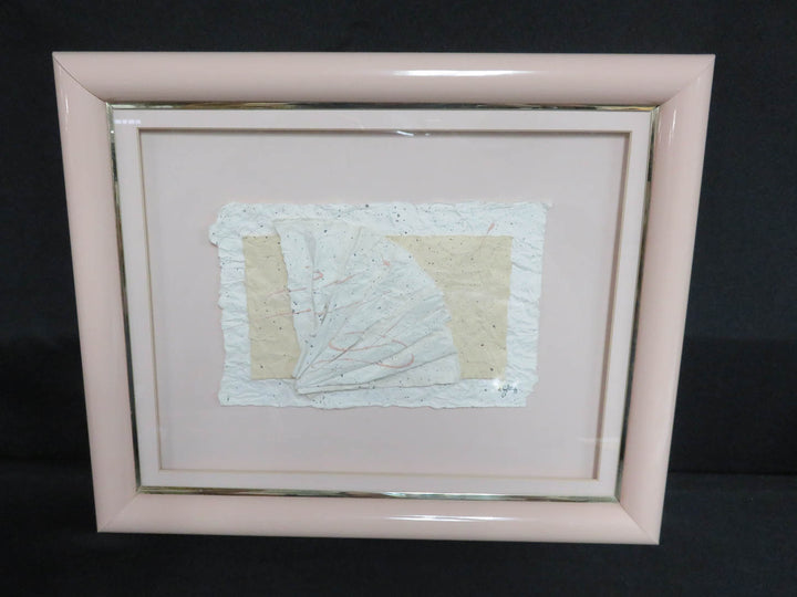 Dusty Pink Fan Design - Original Paper