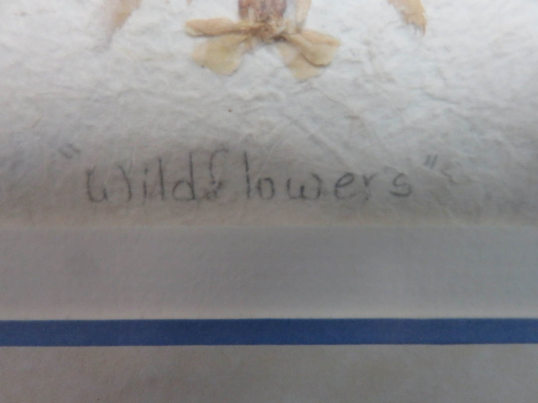 Original Pressed Wildflowers