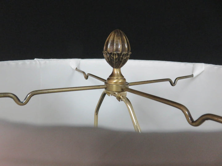 Crystal & Brass Table Lamp