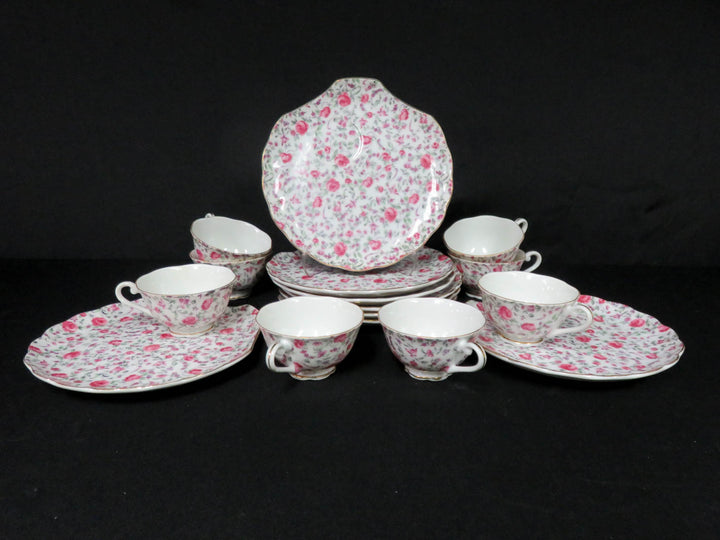 Rose Chintz Tea Set