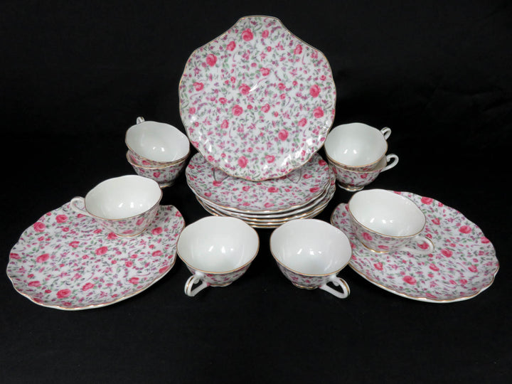 Rose Chintz Tea Set