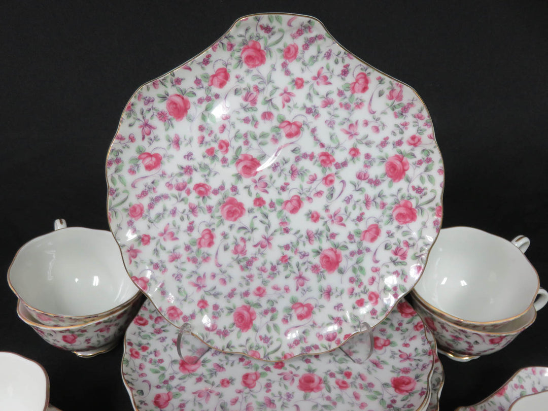 Rose Chintz Tea Set