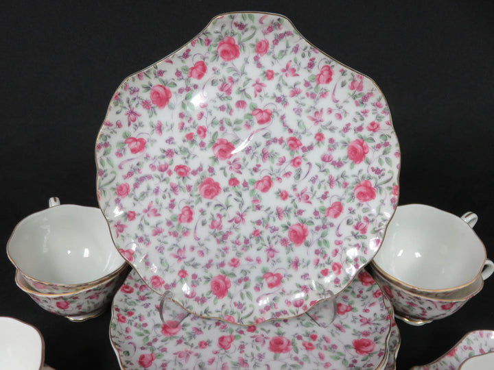 Rose Chintz Tea Set