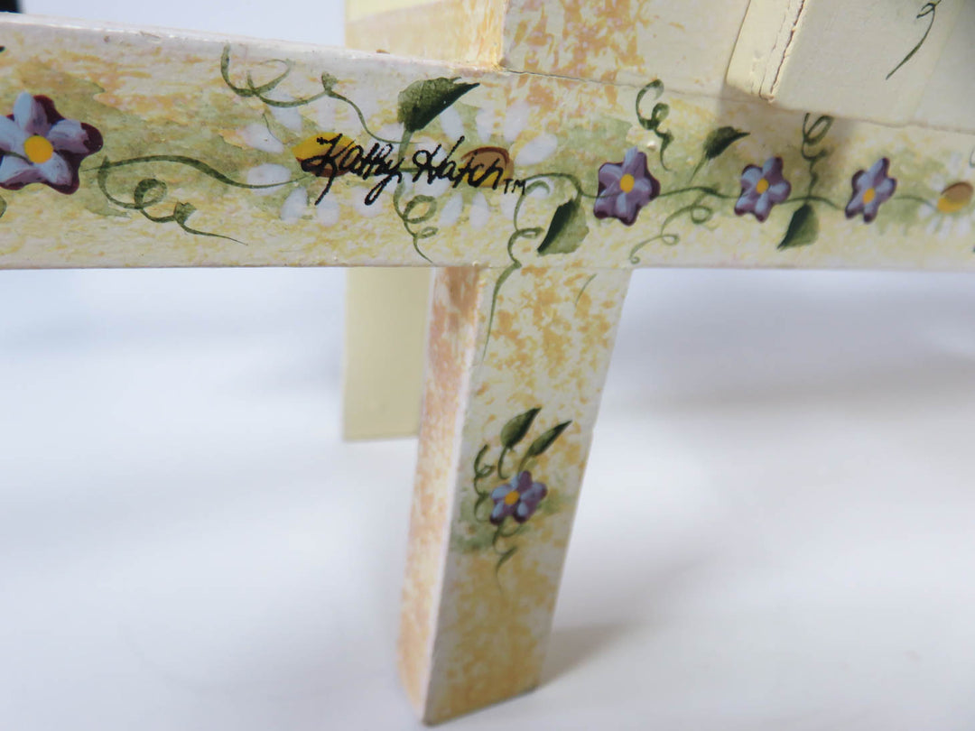 Decorative Wooden Wheelbarrow