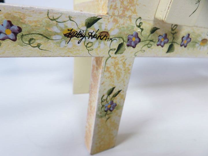 Decorative Wooden Wheelbarrow