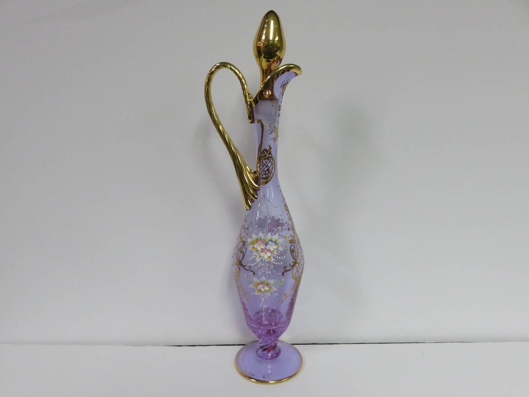 Venitian Murano Decanter & Glass Set