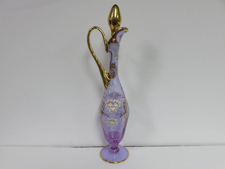 Venitian Murano Decanter & Glass Set