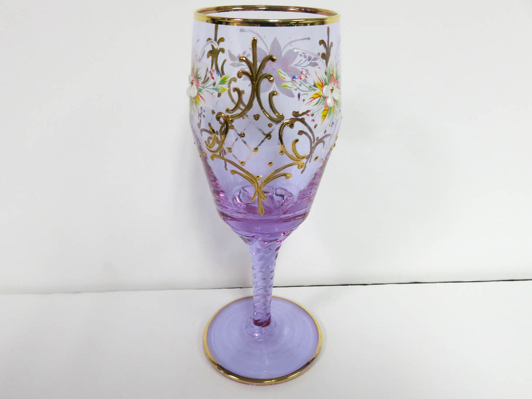 Venitian Murano Decanter & Glass Set