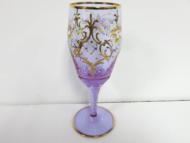 Venitian Murano Decanter & Glass Set