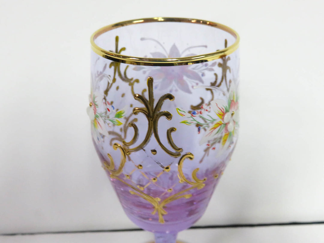 Venitian Murano Decanter & Glass Set