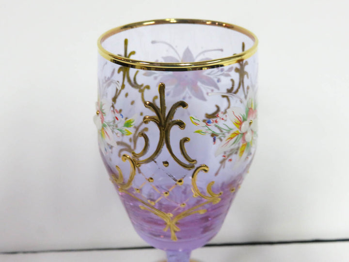 Venitian Murano Decanter & Glass Set