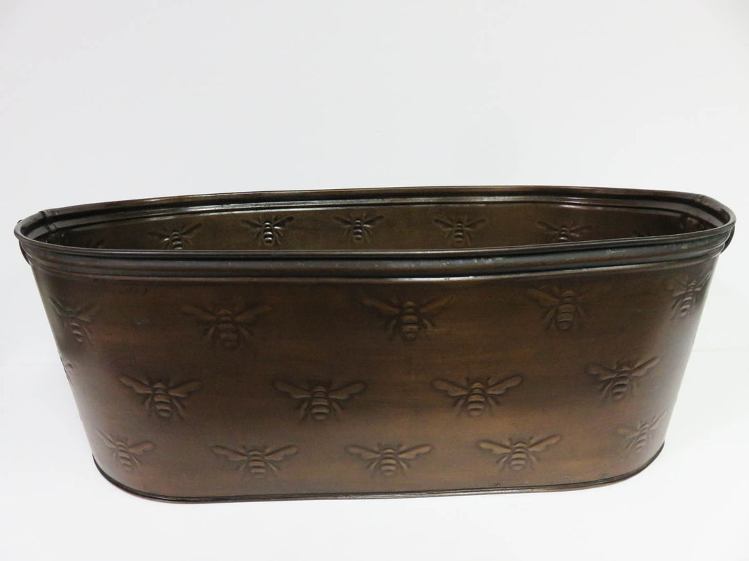 Copper-Toned Beverage Tub
