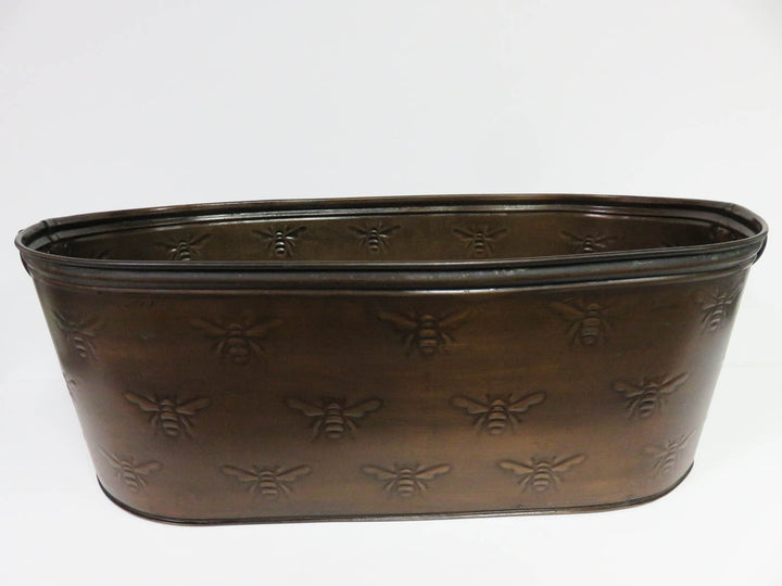 Copper-Toned Beverage Tub
