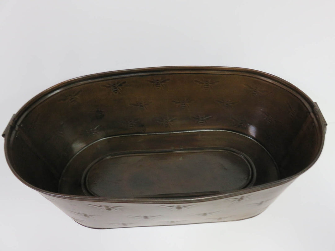 Copper-Toned Beverage Tub