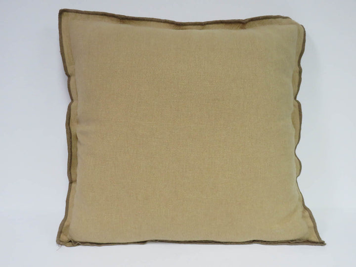 Tan Throw Pillow