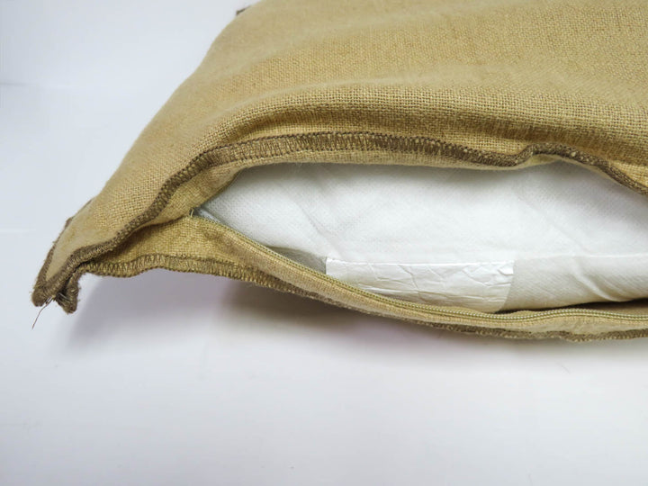 Tan Throw Pillow