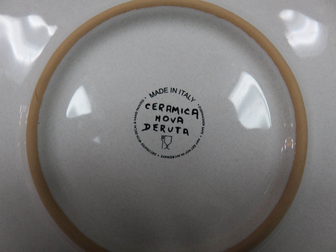 Round Handled Deruta Platter