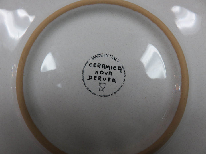 Round Handled Deruta Platter