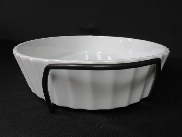 Oval Casserole with Stand