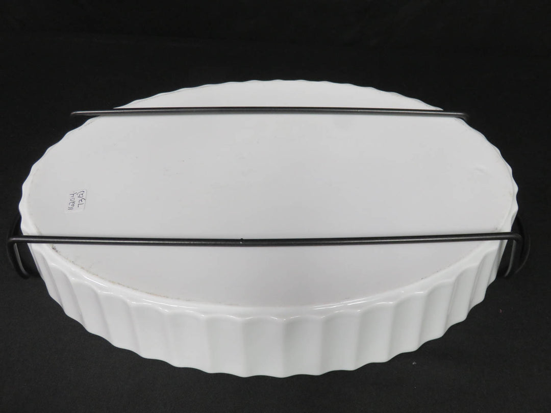 Oval Casserole with Stand