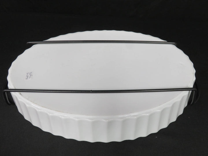 Oval Casserole with Stand