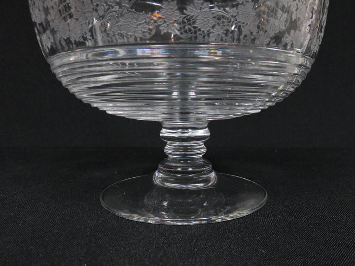 Round Pedestal Base Divided Bowl
