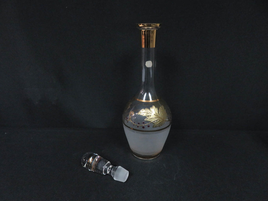 Bohemian Decanter and Wine Glass Set