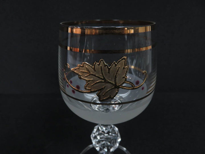 Bohemian Decanter and Wine Glass Set