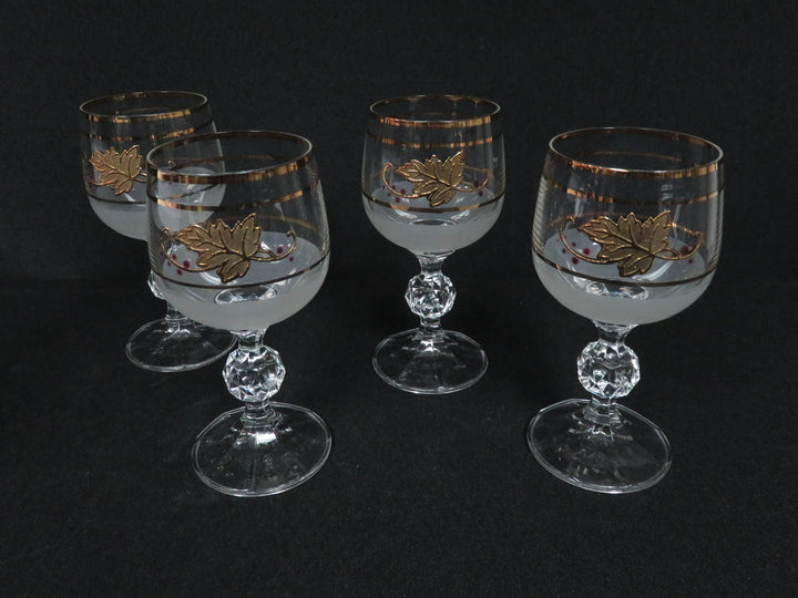 Bohemian Decanter and Wine Glass Set