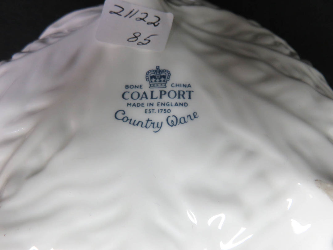 Coalport White Footed Bowl