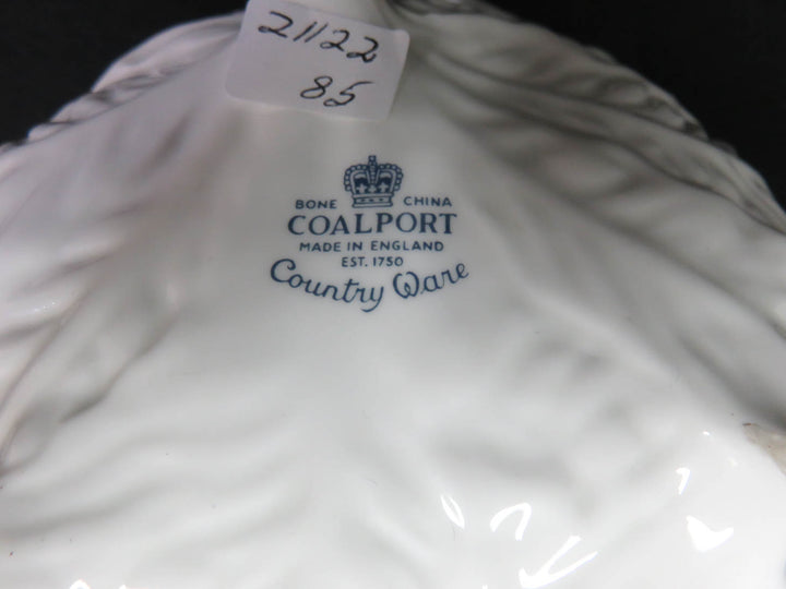 Coalport White Footed Bowl