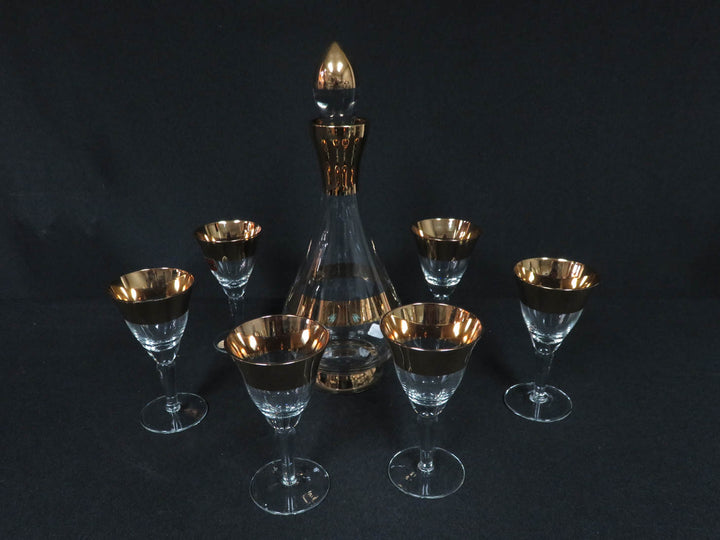 Avitra Decanter and Cordial Glass Set