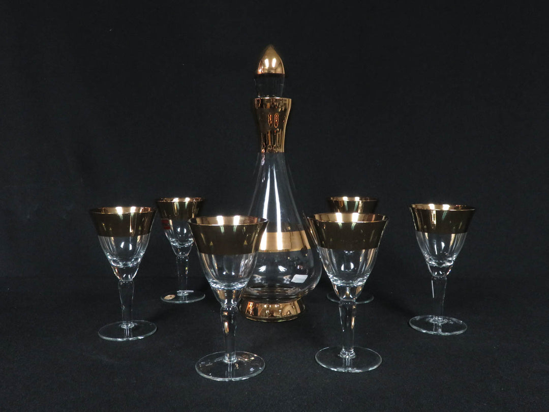 Avitra Decanter and Cordial Glass Set
