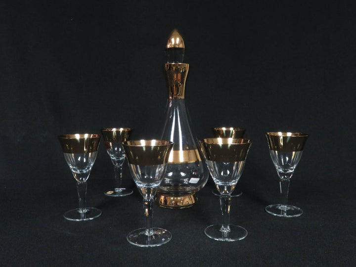 Avitra Decanter and Cordial Glass Set