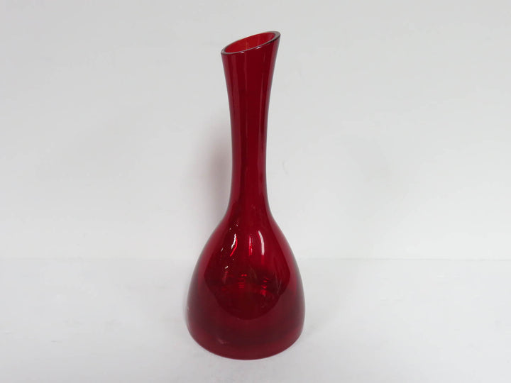 Red Glass Vase