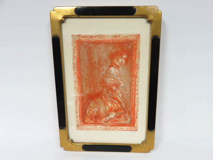 Original Edna Hibel Lithograph