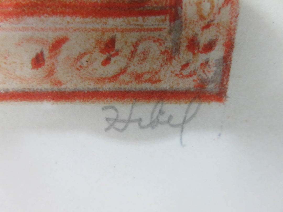 Original Edna Hibel Lithograph