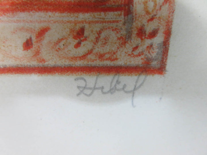 Original Edna Hibel Lithograph