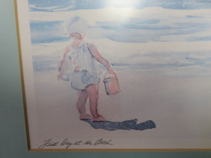 "First Day at Beach"Print"