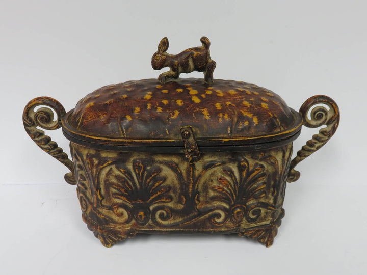 Metal Decorative Hinged Box