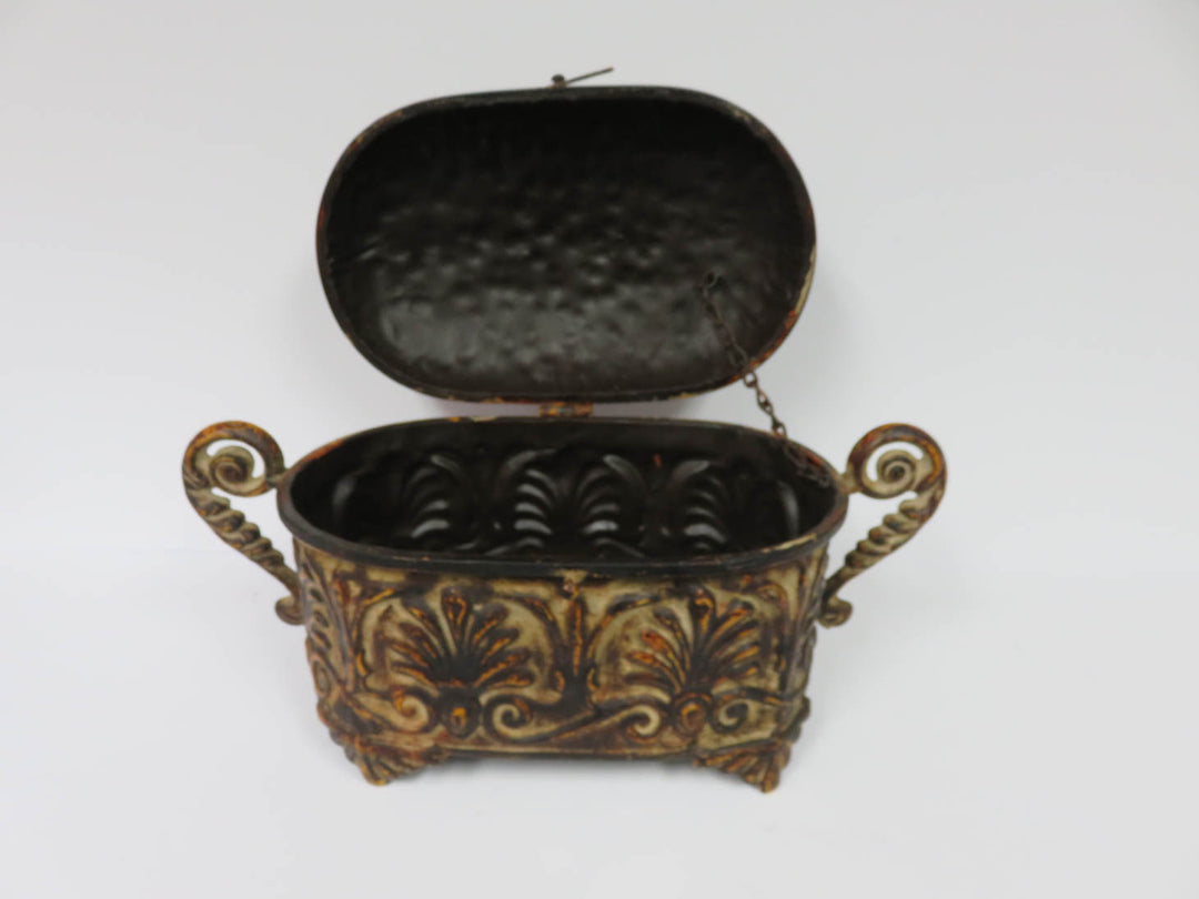 Metal Decorative Hinged Box