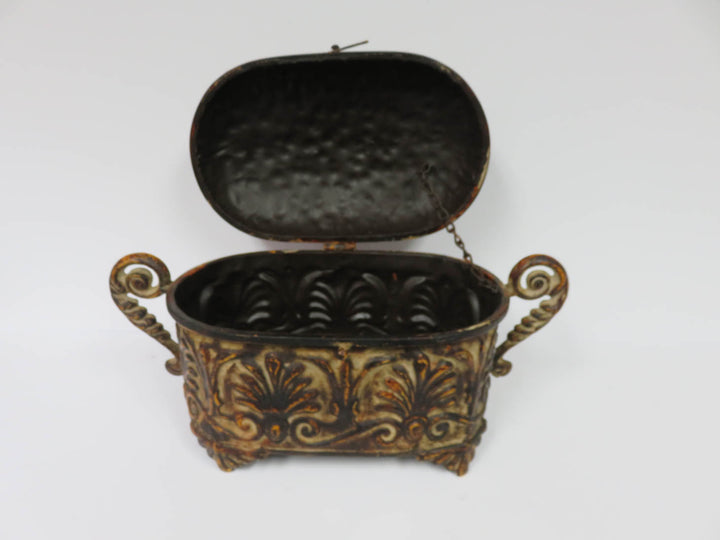 Metal Decorative Hinged Box