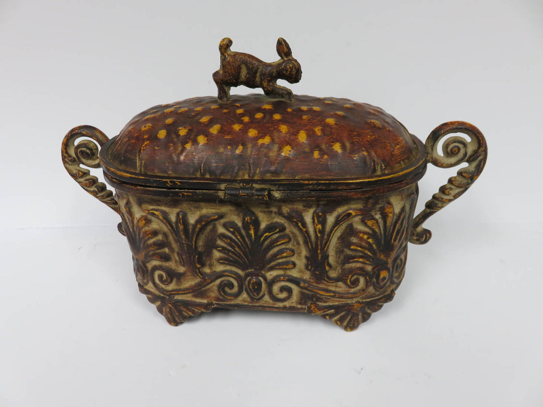 Metal Decorative Hinged Box