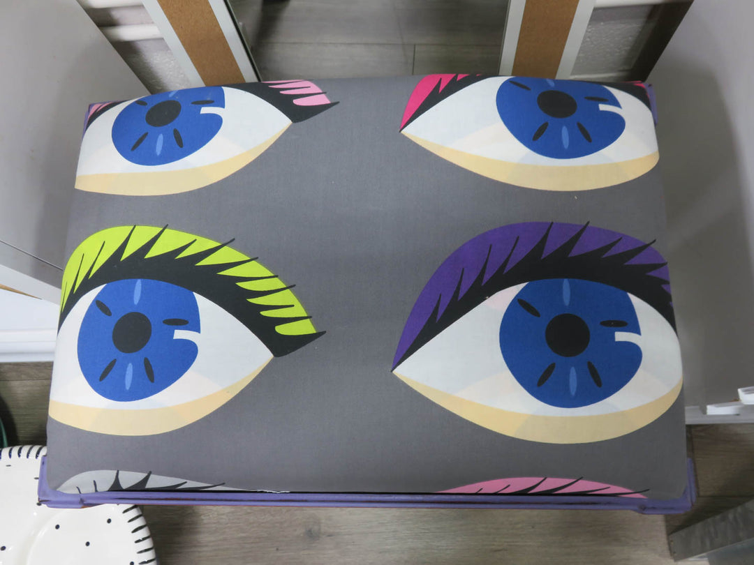 Purple Upholstered Bench