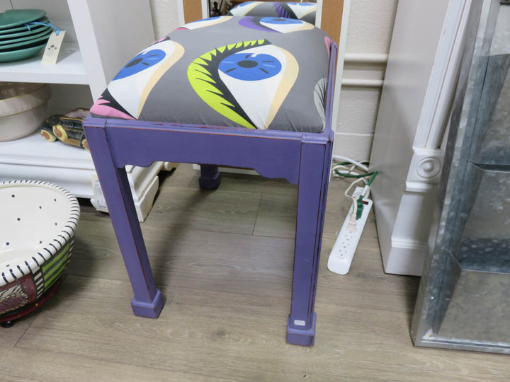 Purple Upholstered Bench
