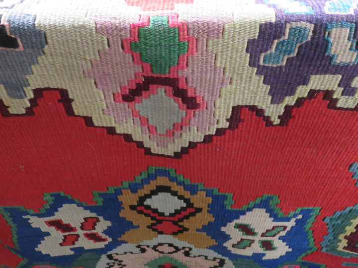 Red Kilim Area Rug