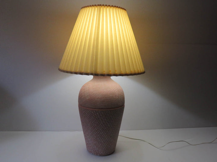 Dusty Rose Ceramic Table Lamp