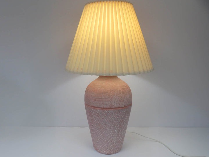 Dusty Rose Ceramic Table Lamp