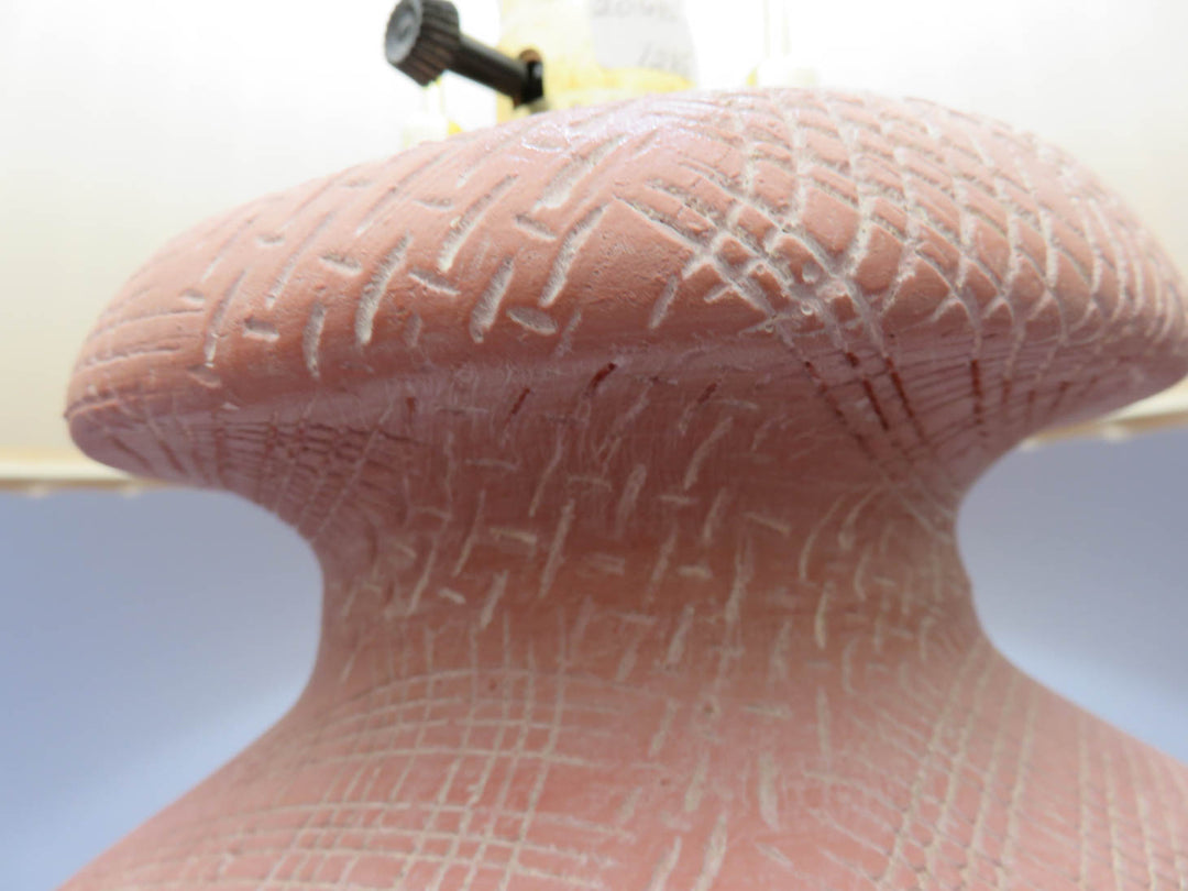 Dusty Rose Ceramic Table Lamp