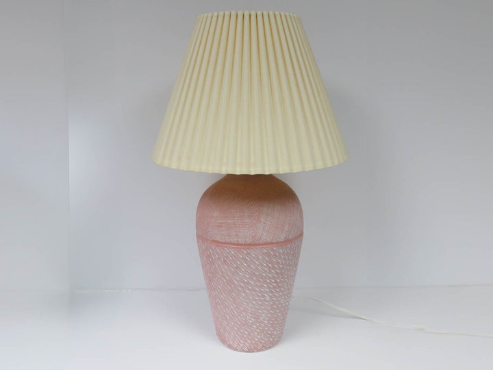 Dusty Rose Ceramic Table Lamp